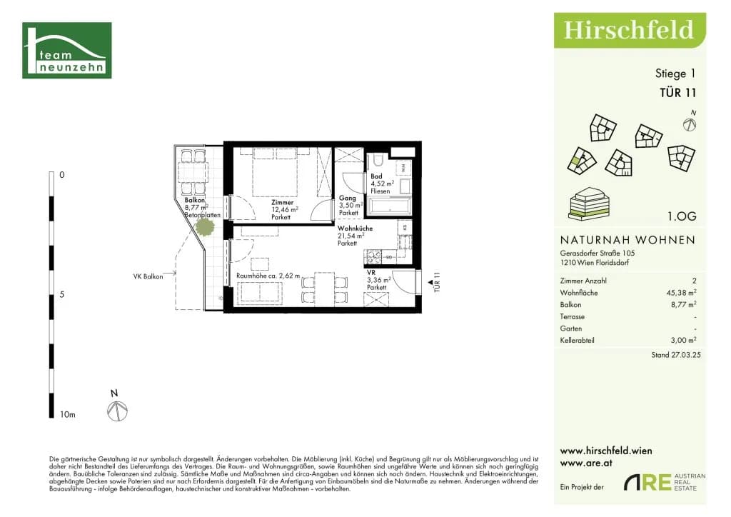 Immobilie kaufen in Wien – 45,38 m², € 233.000 – Bild 28 von 28