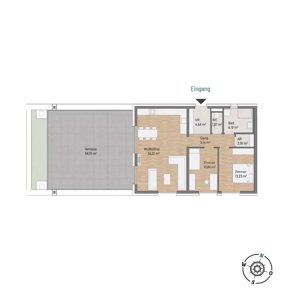 3-Zimmer-Wohnung kaufen in Graz – 81 m², € 519.437 – Bild 7 von 7