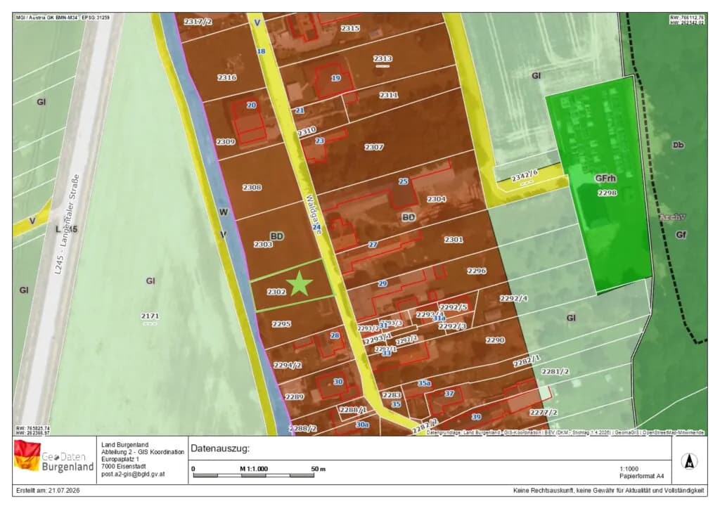 Grundstück kaufen in Oberpullendorf – 421 m², € 12.630 – Bild 9 von 9