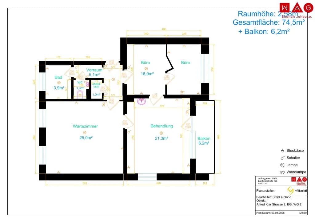 Gewerbeimmobilie mieten in Steyr – 79 m², € 917 – Bild 7 von 7