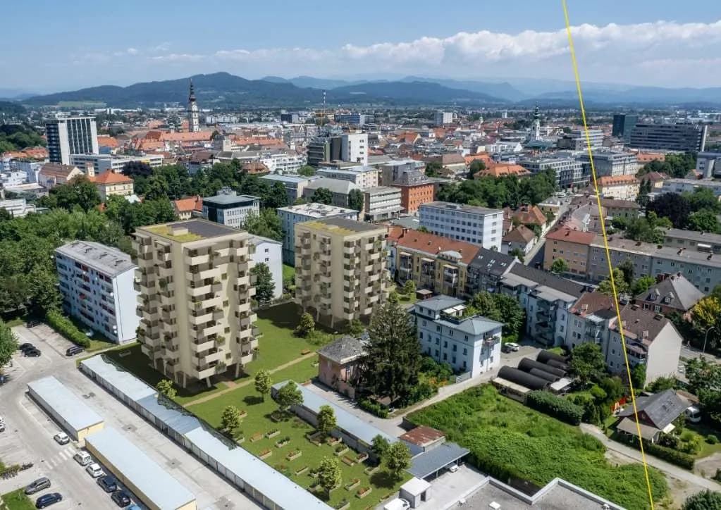 2-Zimmer-Wohnung kaufen in Klagenfurt – 36,7 m², € 249.000 – Bild 3 von 4