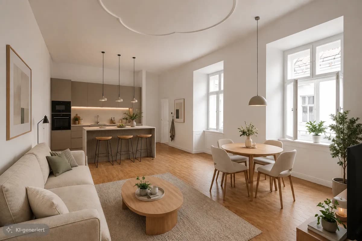 2-Zimmer-Wohnung mieten in Wien – 75 m², € 2.584 – Bild 1 von 12