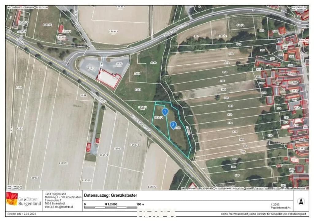 Grundstück kaufen in Güssing – 4 049 m², € 84.000 – Bild 10 von 13