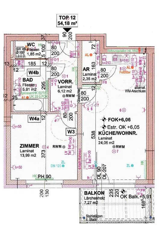 Wohnung mieten in Hollabrunn – 54,18 m², € 701 – Bild 6 von 6