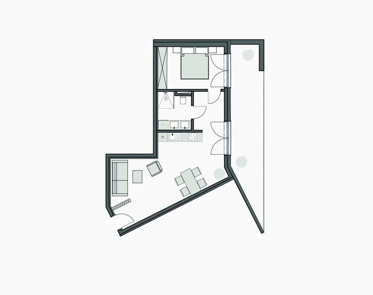 2-Zimmer-Wohnung kaufen in Schwaz – 51,5 m², € 370.000 – Bild 7 von 7