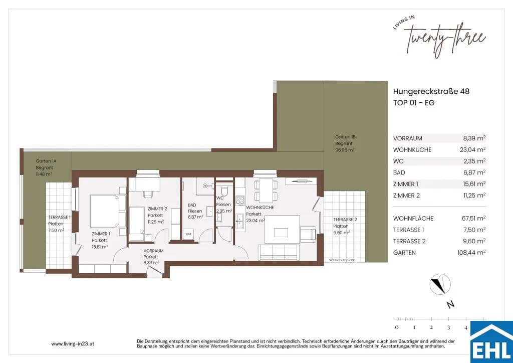 3-Zimmer-Wohnung kaufen in Wien – 67,51 m², € 439.000 – Bild 9 von 9