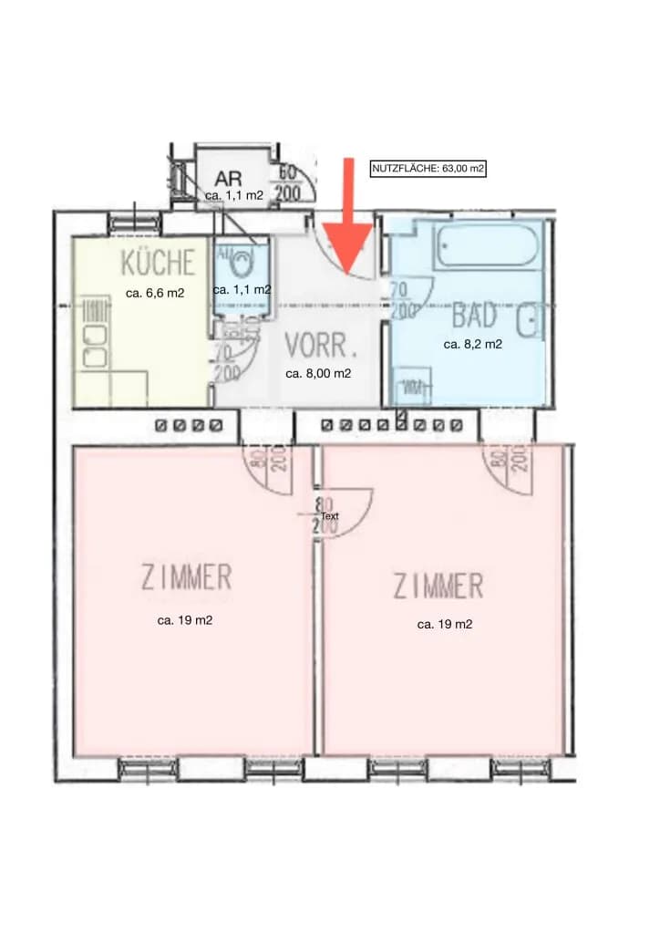 2-Zimmer-Wohnung kaufen in Wien – 61 m², € 248.000 – Bild 18 von 18