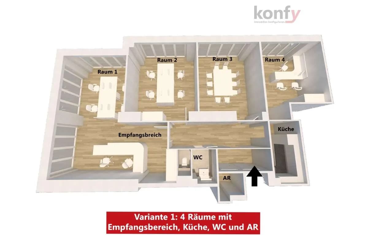 4-Zimmer-Gewerbeimmobilie kaufen in Graz – 108 m², € 279.800 – Bild 9 von 10