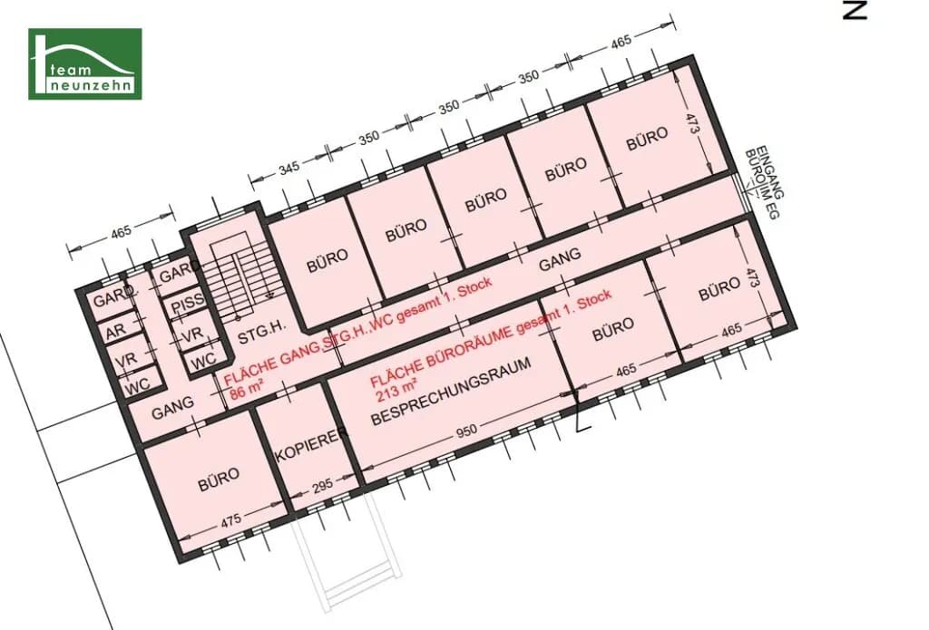 Gewerbeimmobilie mieten in Wien – 214 m², € 3.799 – Bild 20 von 20