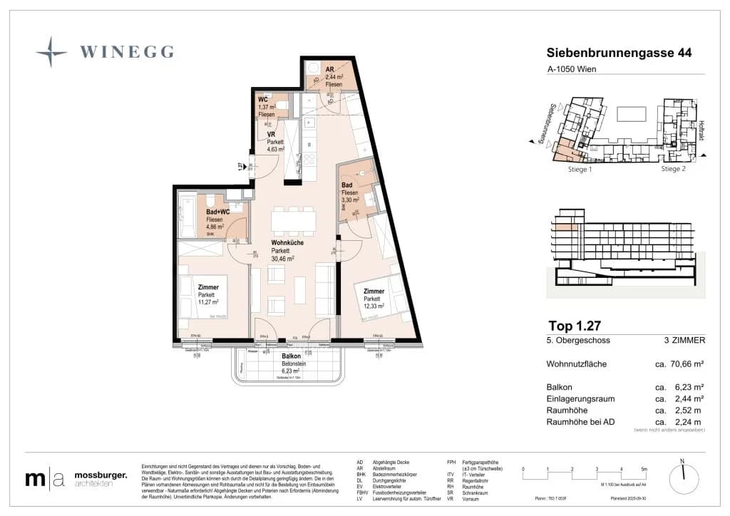 3-Zimmer-Wohnung kaufen in Wien – 70,66 m², € 585.000 – Bild 9 von 9