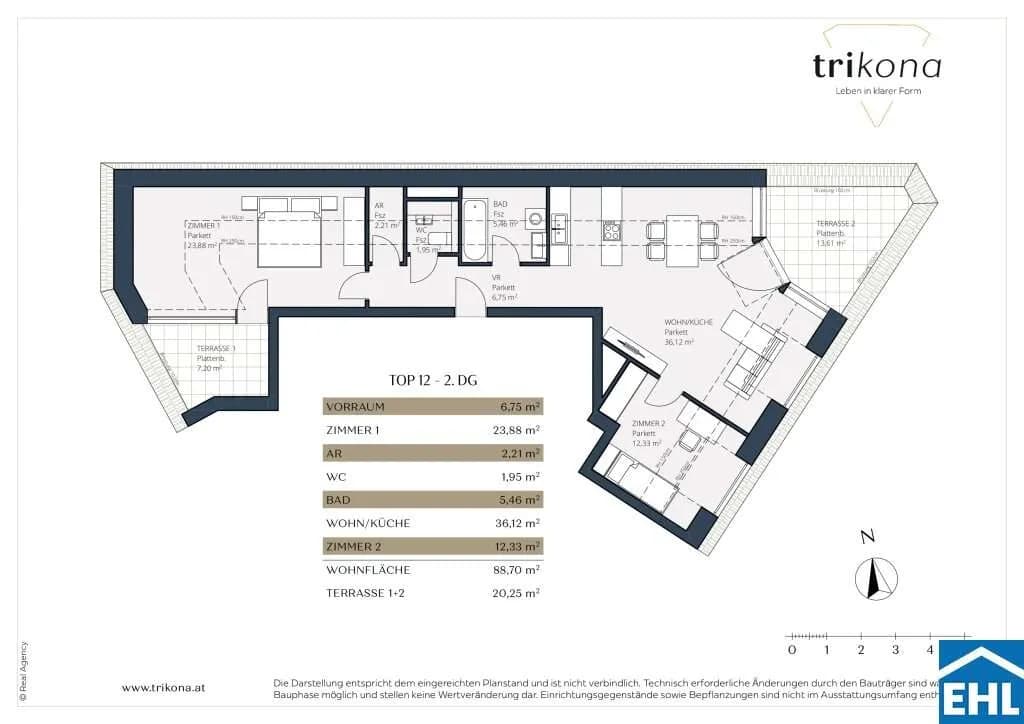3-Zimmer-Wohnung kaufen in Wien – 88,7 m², € 559.000 – Bild 7 von 7