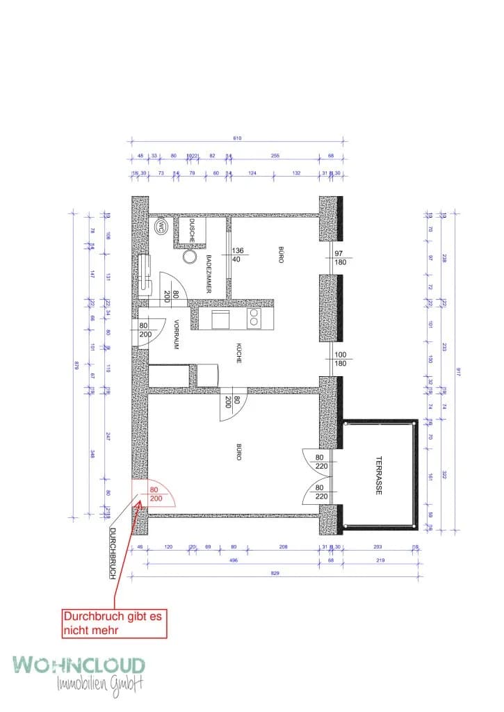 2-Zimmer-Wohnung mieten in Baden – 40,82 m², € 790 – Bild 16 von 16