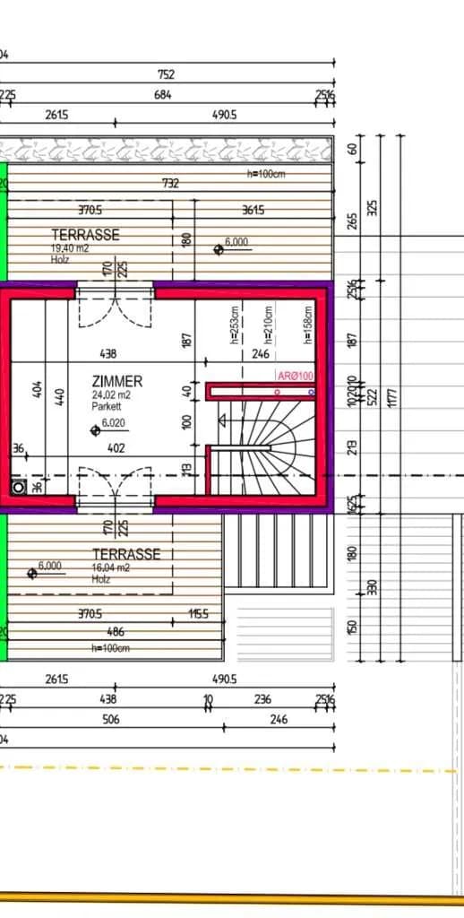5-Zimmer-Haus mieten in Baden – 128,75 m², € 2.000 – Bild 11 von 11