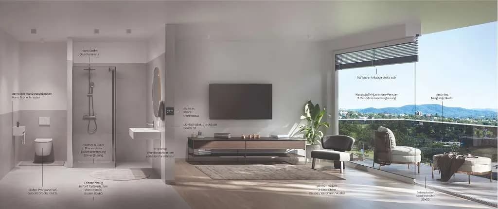 3-Zimmer-Wohnung kaufen in Hartberg-Fürstenfeld – 63,99 m², € 289.000 – Bild 7 von 8