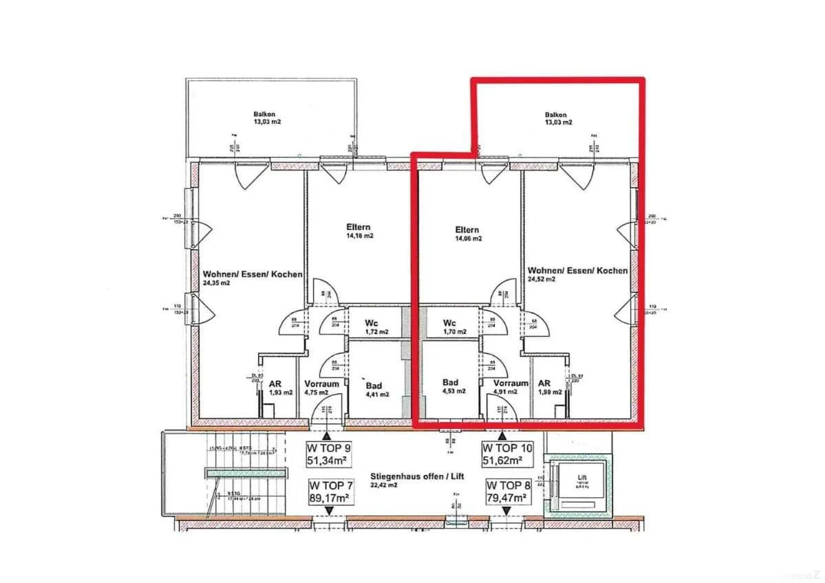 2-Zimmer-Wohnung kaufen in Graz – 51,68 m², € 220.000 – Bild 3 von 24