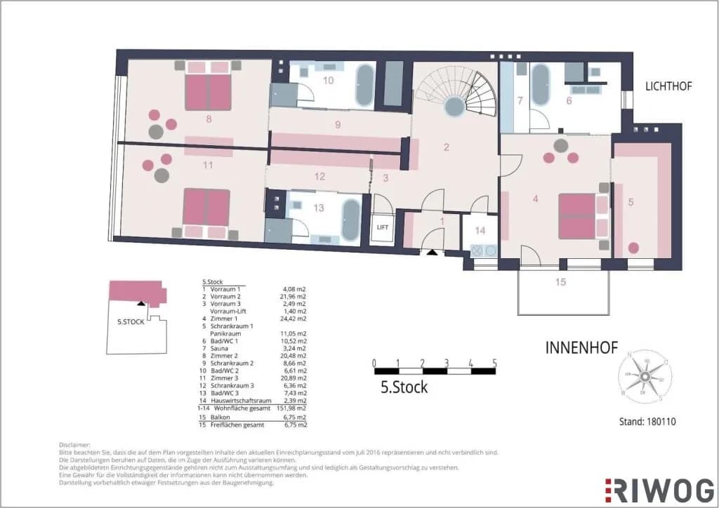 5-Zimmer-Wohnung kaufen in Wien – 303,28 m², € 8.600.000 – Bild 26 von 30