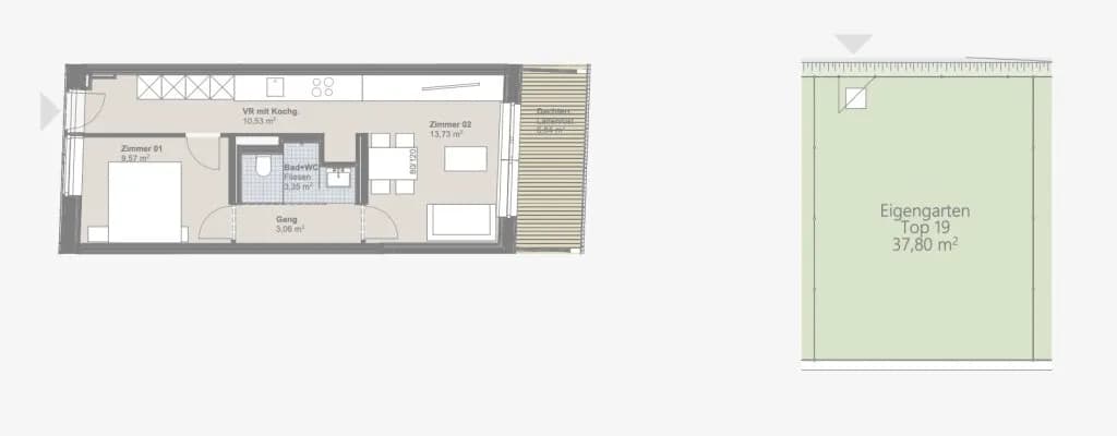 2-Zimmer-Wohnung mieten in Wien – 40,24 m², € 1.002 – Bild 9 von 11