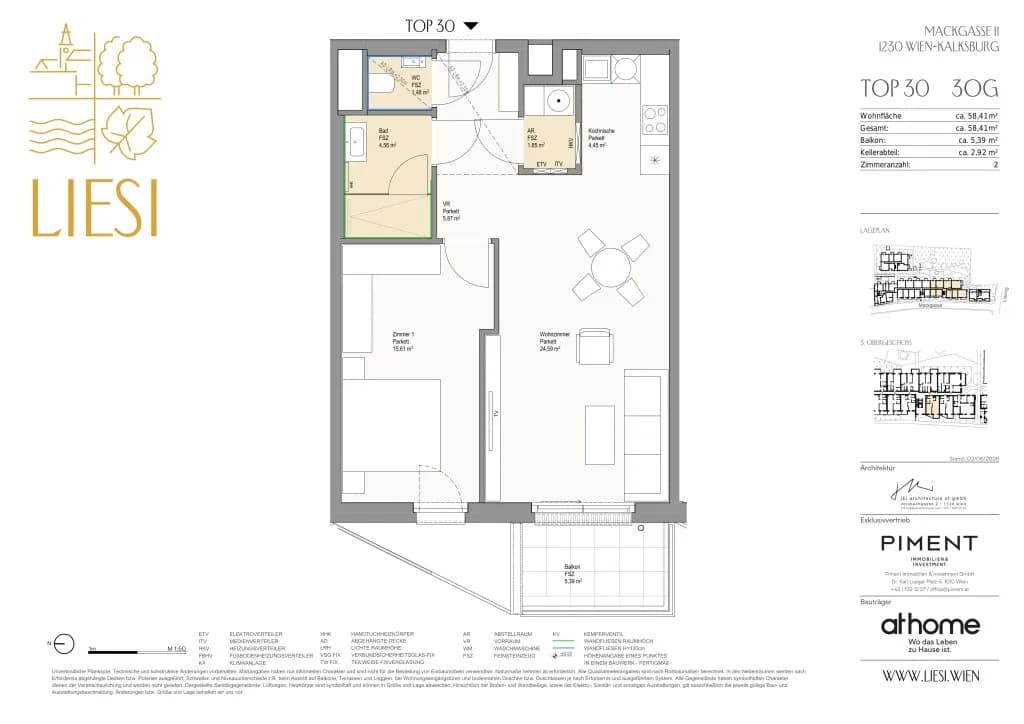 2-Zimmer-Wohnung kaufen in Wien – 58,88 m², € 399.000 – Bild 16 von 16