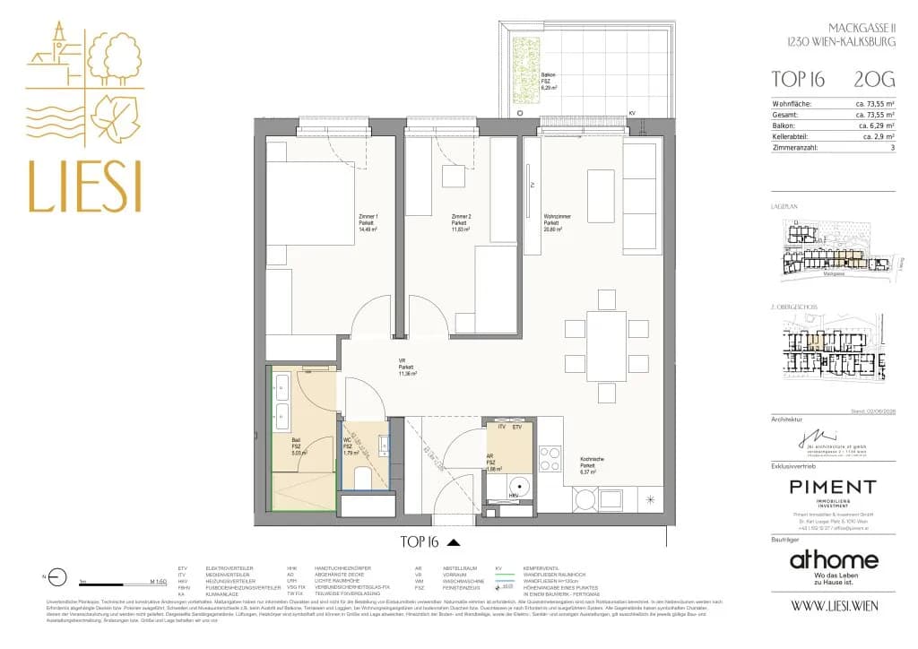 3-Zimmer-Wohnung kaufen in Wien – 73,55 m², € 485.000 – Bild 16 von 16