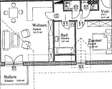 2-Zimmer-Wohnung kaufen in Gmunden – 65,89 m², € 179.000 – Bild 11 von 11