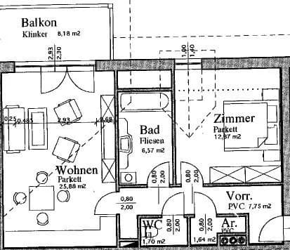 2-Zimmer-Wohnung kaufen in Gmunden – 56,01 m², € 169.000 – Bild 3 von 3