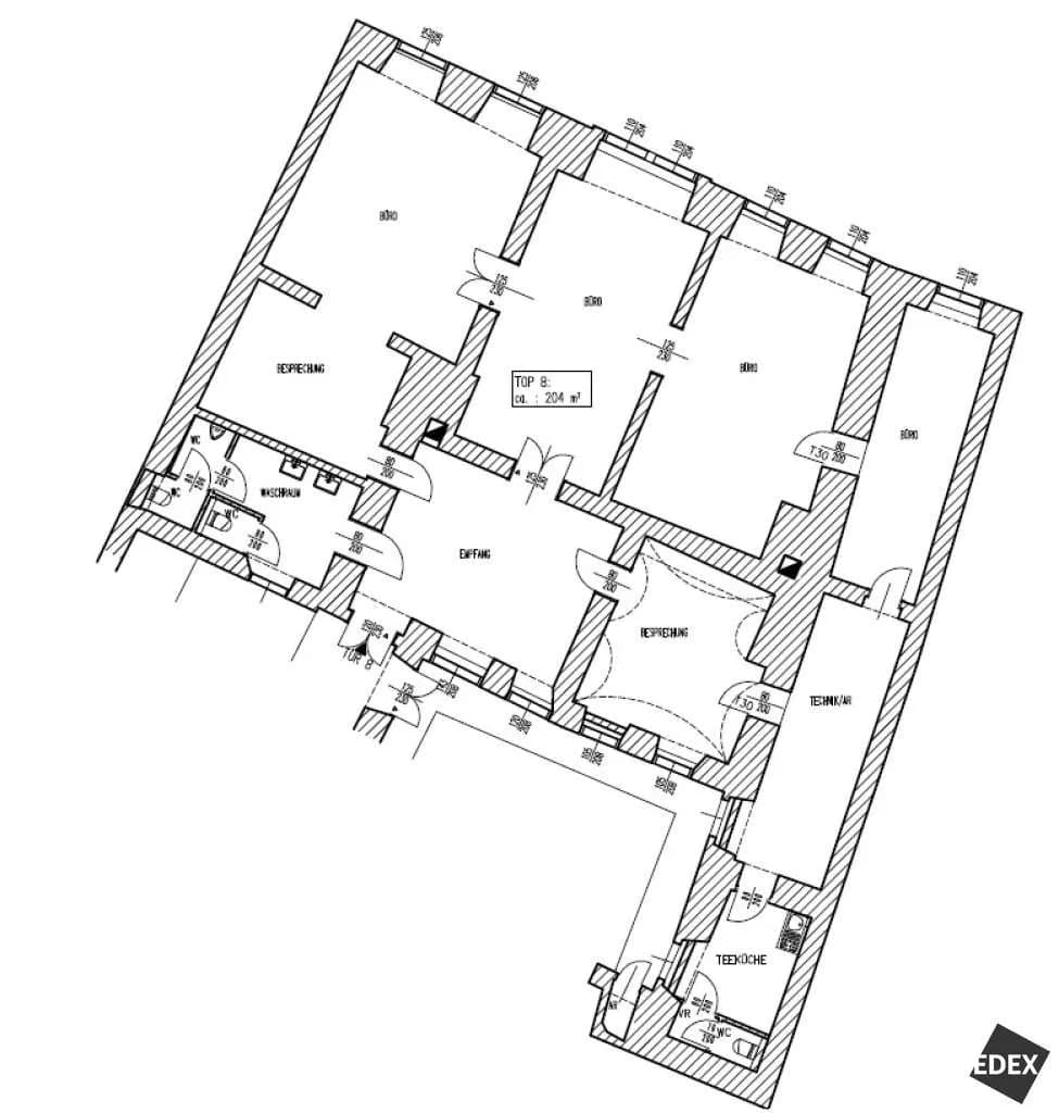 5-Zimmer-Gewerbeimmobilie mieten in Wien – 200 m², € 4.229 – Bild 24 von 24