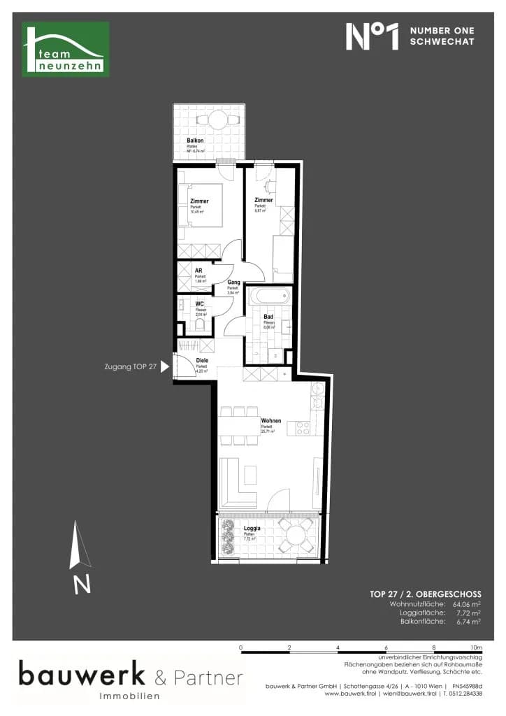 Immobilie kaufen in Bruck an der Leitha – 64,06 m², € 345.000 – Bild 15 von 15