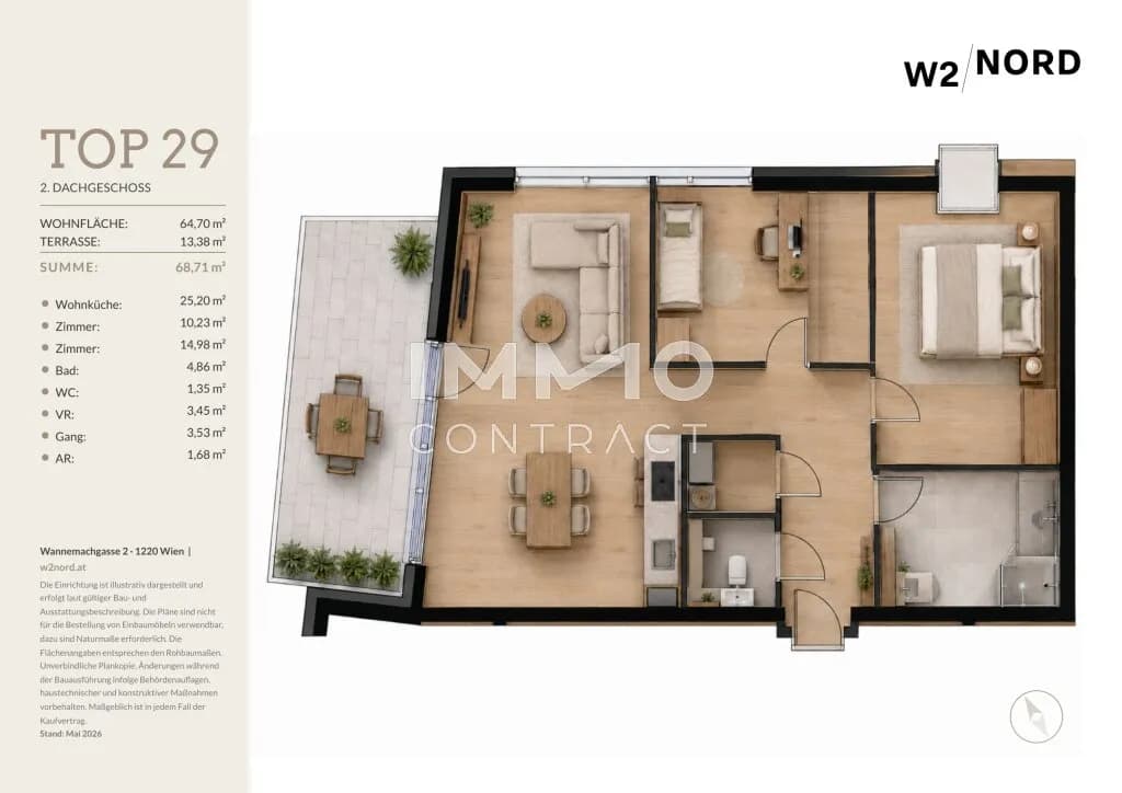 Immobilie kaufen in Wien – 64,7 m², € 351.261 – Bild 7 von 7