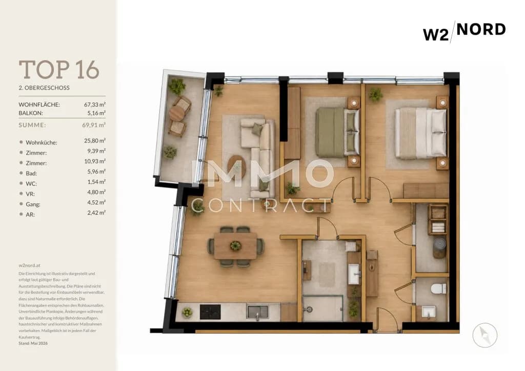 Immobilie kaufen in Wien – 67,33 m², € 368.829 – Bild 7 von 7