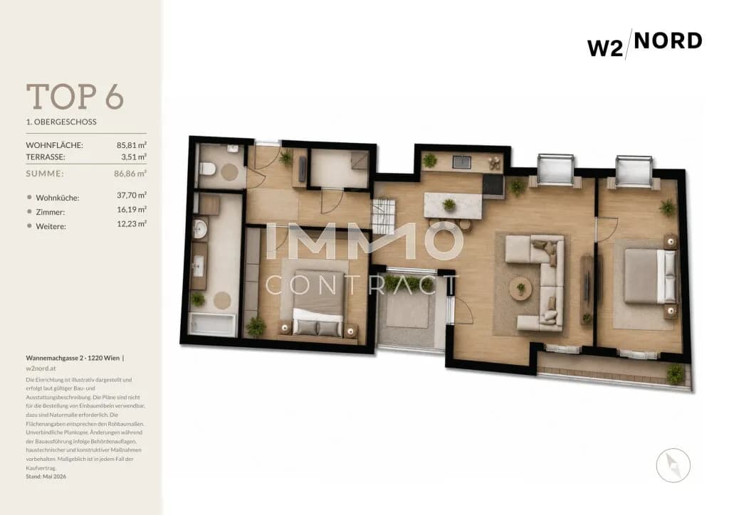 Immobilie kaufen in Wien – 85,81 m², € 473.243 – Bild 7 von 7