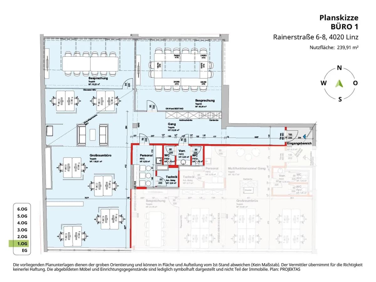 Gewerbeimmobilie mieten in Linz – 240 m², € 4.322 – Bild 9 von 11