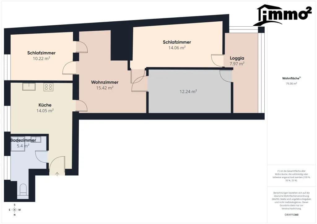 3-Zimmer-Wohnung mieten in Villach – 70 m², € 1.200 – Bild 23 von 23