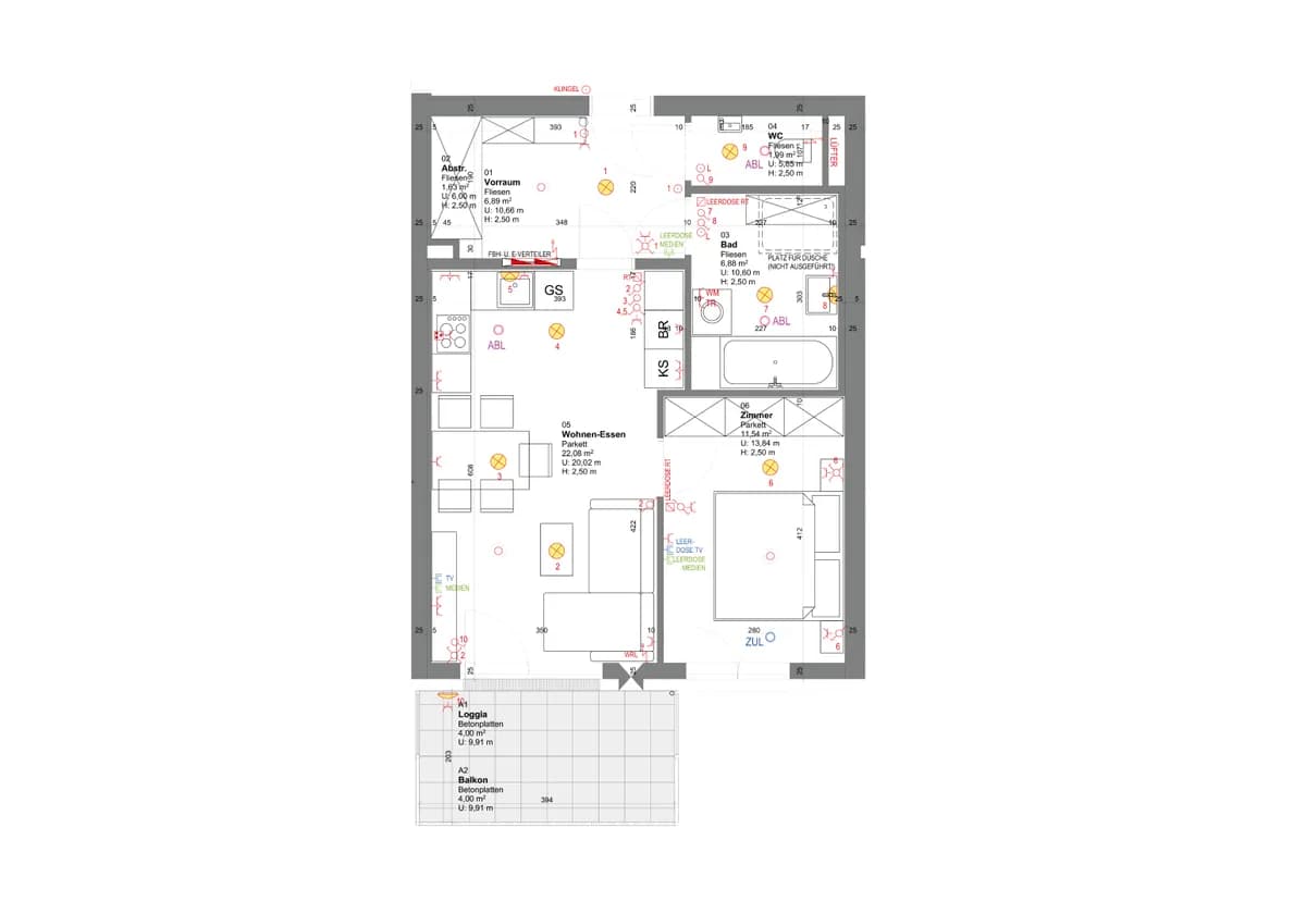 2-Zimmer-Wohnung kaufen in Schärding – 55,01 m², € 201.900 – Bild 9 von 20