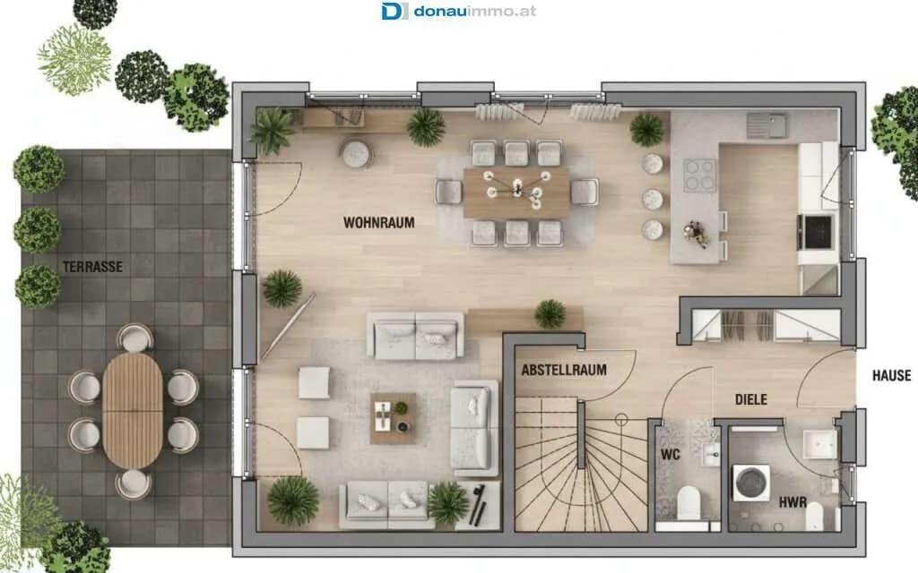 4-Zimmer-Haus kaufen in Baden – 124 m², € 379.000 – Bild 2 von 7