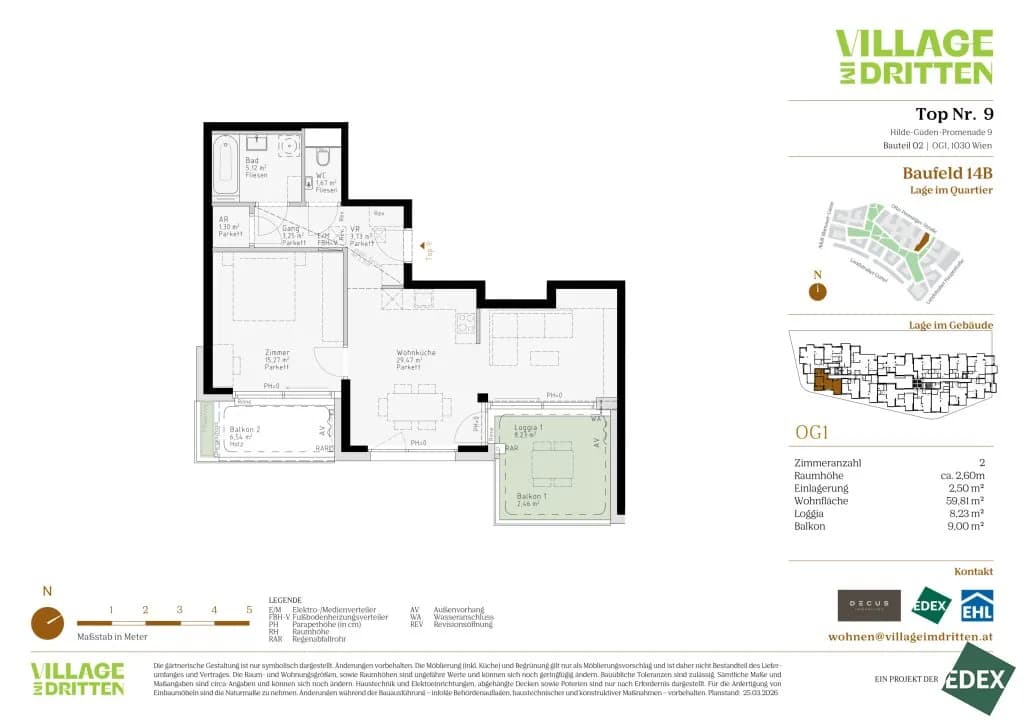 2-Zimmer-Wohnung kaufen in Wien – 59,83 m², € 438.000 – Bild 8 von 8