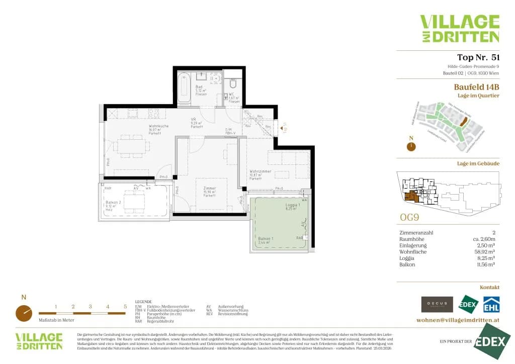 2-Zimmer-Wohnung kaufen in Wien – 59,83 m², € 529.000 – Bild 9 von 9
