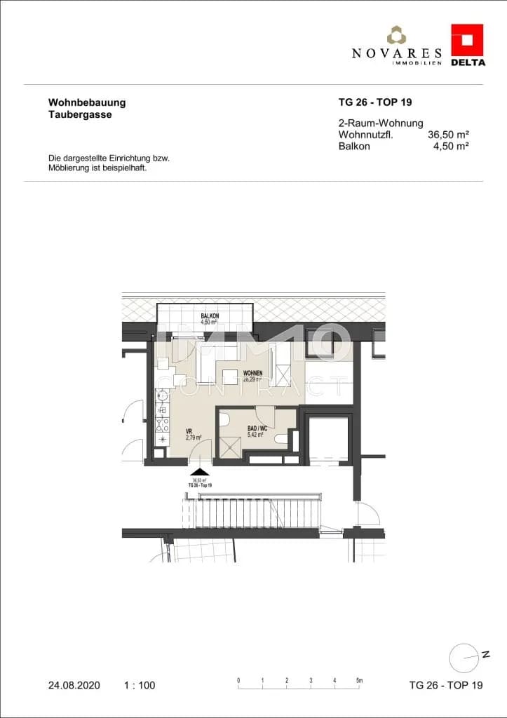 Immobilie kaufen in Wien – 36,5 m², € 274.900 – Bild 7 von 7