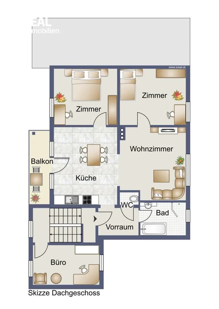 7-Zimmer-Haus kaufen in Wien – 183 m², € 935.000 – Bild 32 von 33