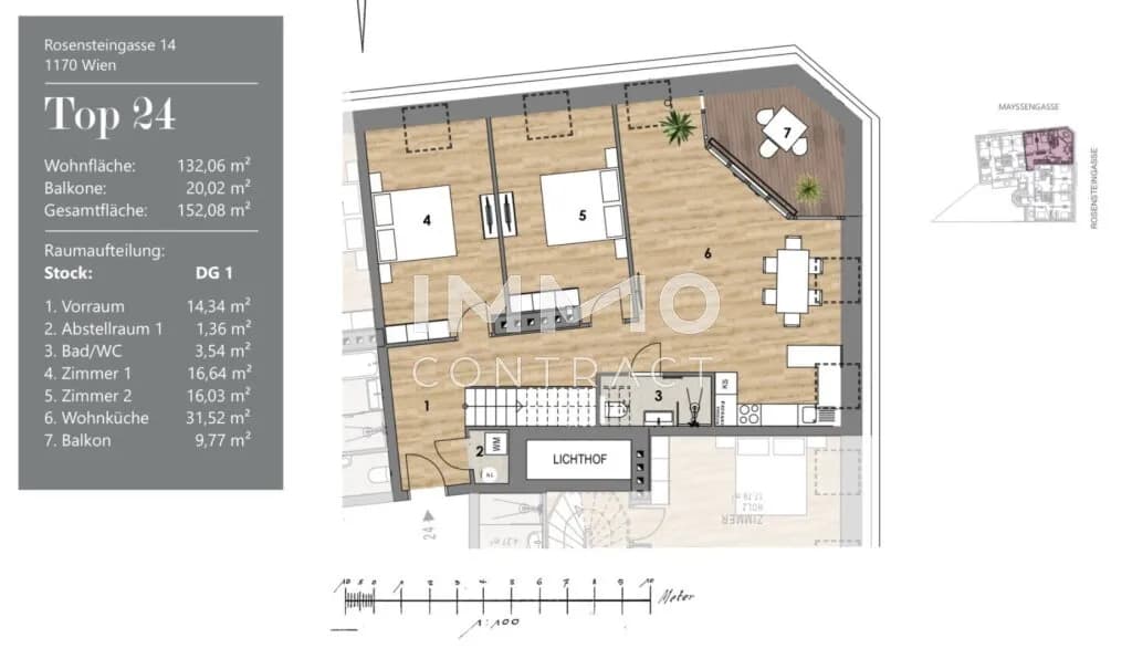 4-Zimmer-Immobilie kaufen in Wien – 132,16 m², € 969.000 – Bild 25 von 26