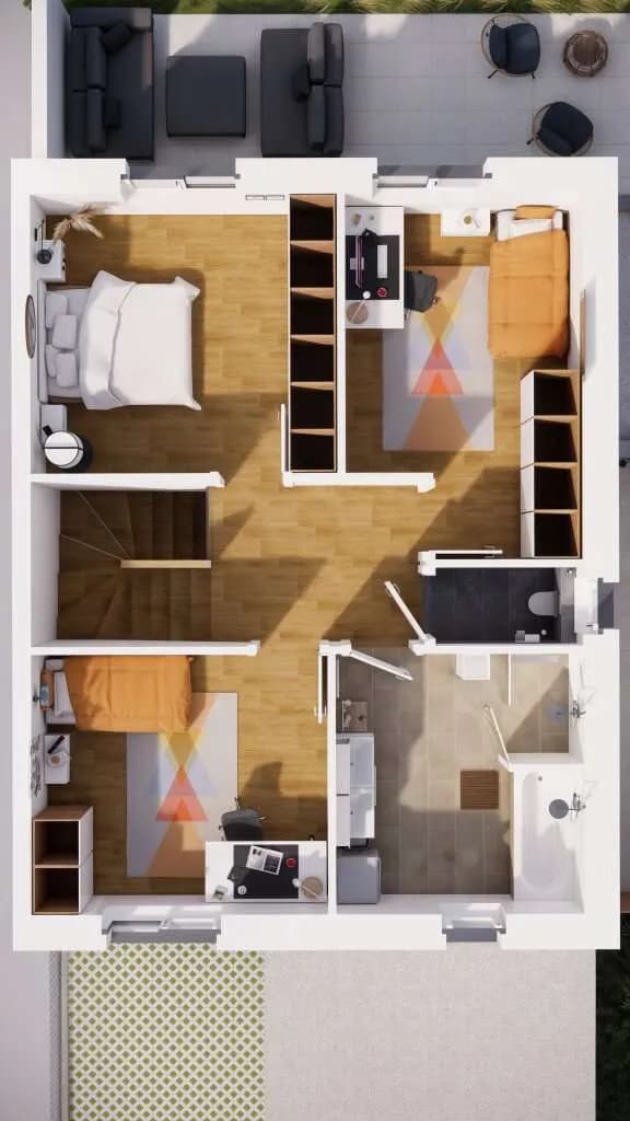 3-Zimmer-Haus mieten in Mattersburg – 109 m², € 1.689 – Bild 8 von 8