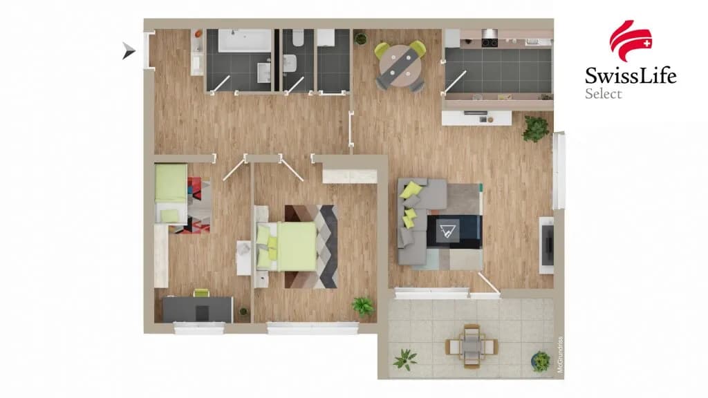 3-Zimmer-Wohnung kaufen in Baden – 86,85 m², € 287.000 – Bild 12 von 12