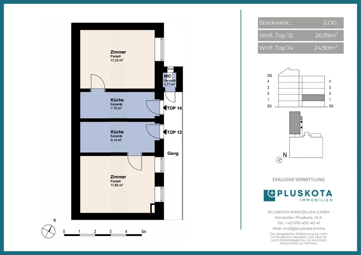 2-Zimmer-Wohnung kaufen in Wien – 51,88 m², € 119.000 – Bild 13 von 13