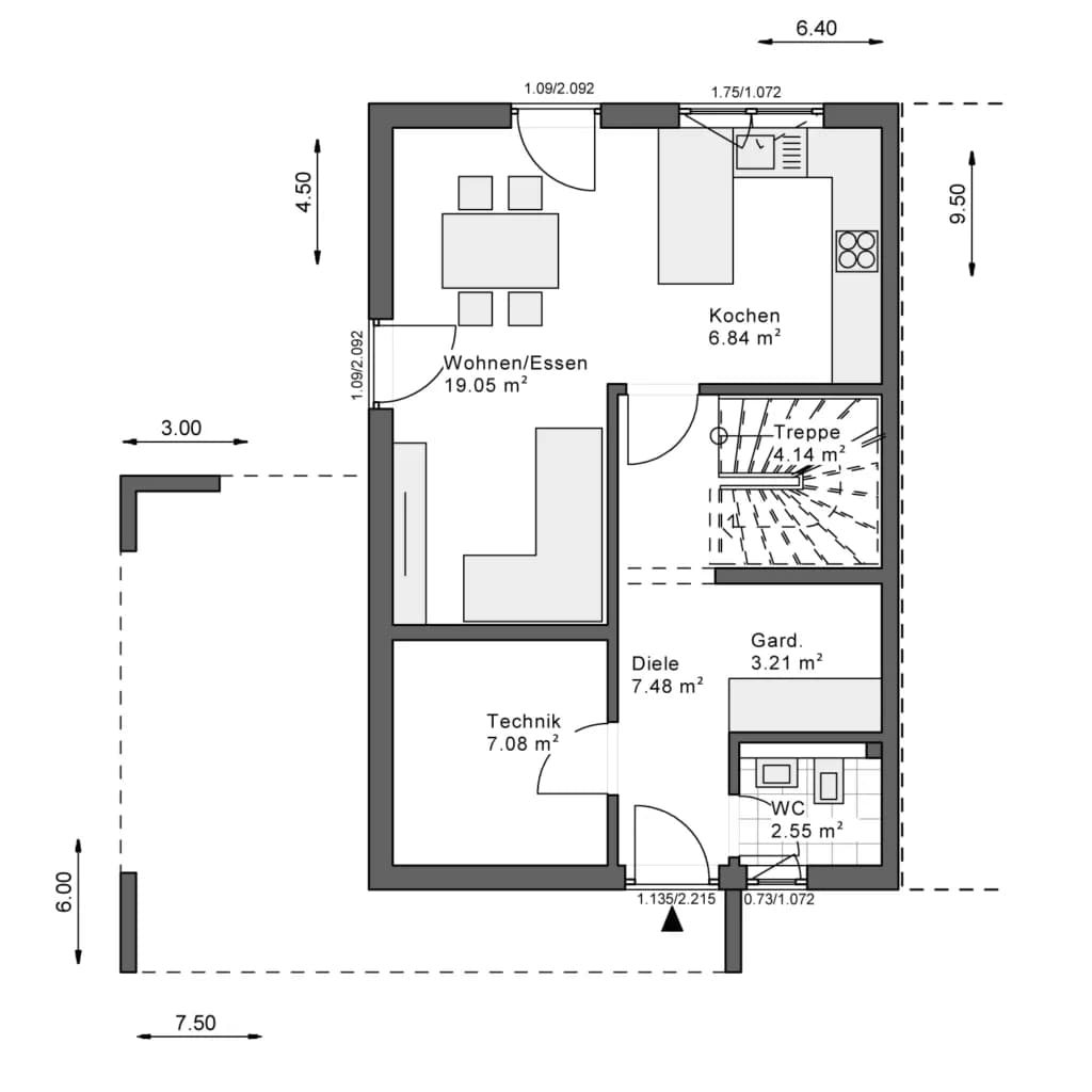 4-Zimmer-Haus kaufen in Wien – 140 m², € 642.900 – Bild 2 von 5
