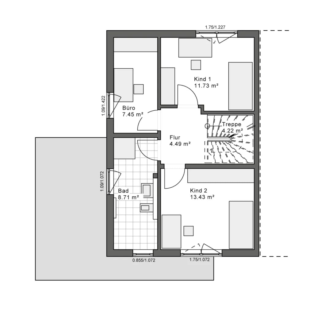 4-Zimmer-Haus kaufen in Wien – 140 m², € 642.900 – Bild 3 von 5