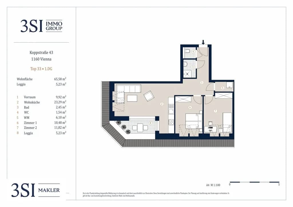 3-Zimmer-Wohnung kaufen in Wien – 65,58 m², € 480.000 – Bild 27 von 27