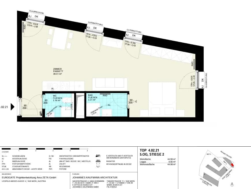 1-Zimmer-Wohnung mieten in Wien – 44,98 m², € 898 – Bild 15 von 15
