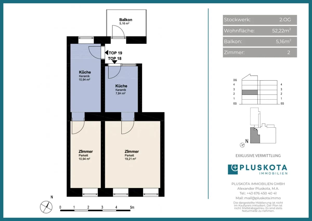 2-Zimmer-Wohnung kaufen in Wien – 52,23 m², € 179.000 – Bild 13 von 13