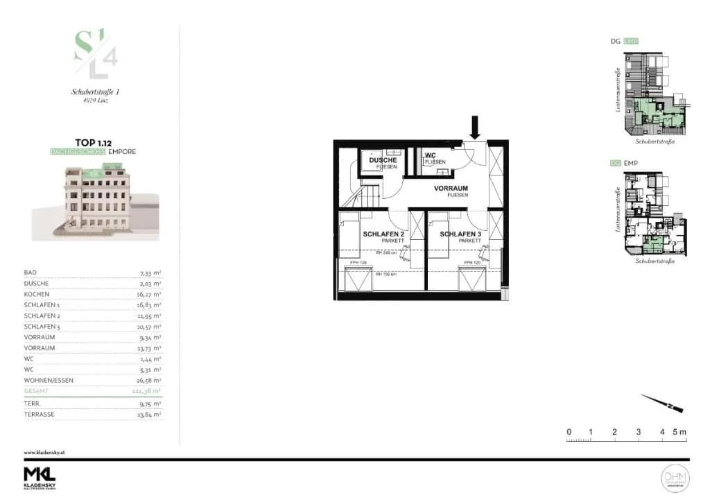 4-Zimmer-Wohnung kaufen in Linz – 121 m², € 1.092.000 – Bild 5 von 7