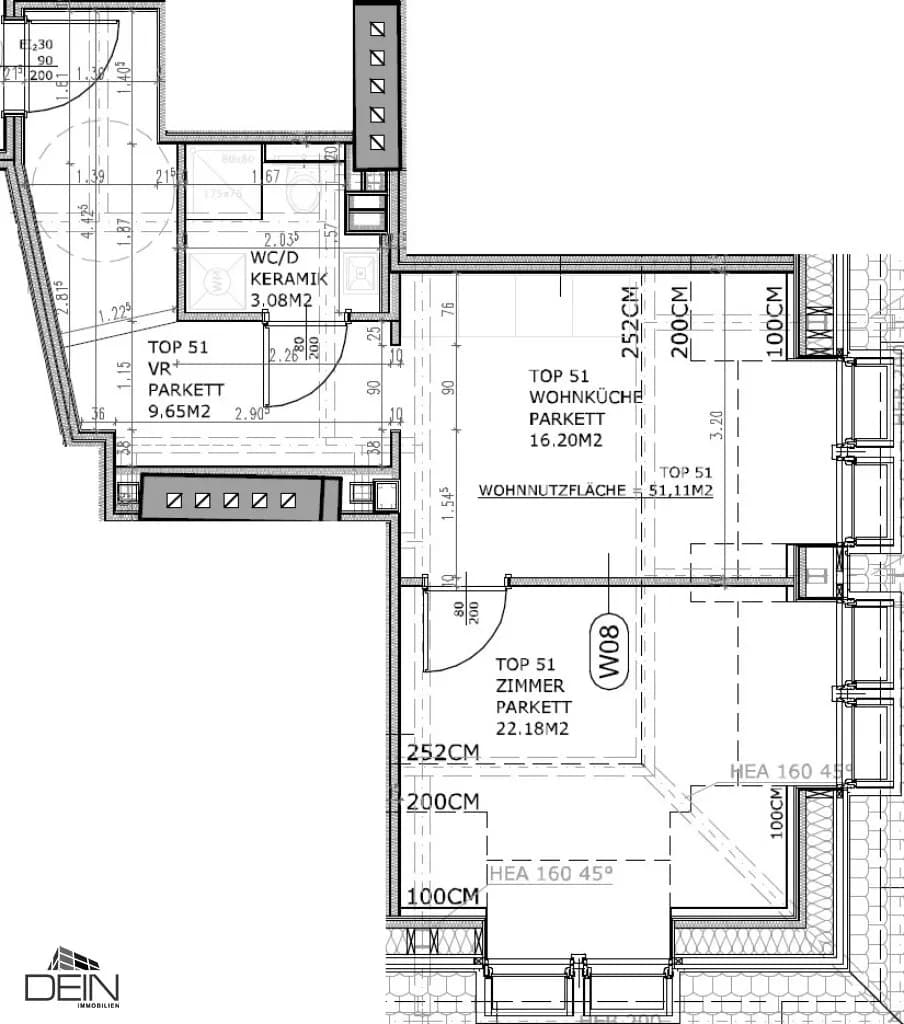 2-Zimmer-Wohnung kaufen in Wien – 51,11 m², € 273.000 – Bild 14 von 14