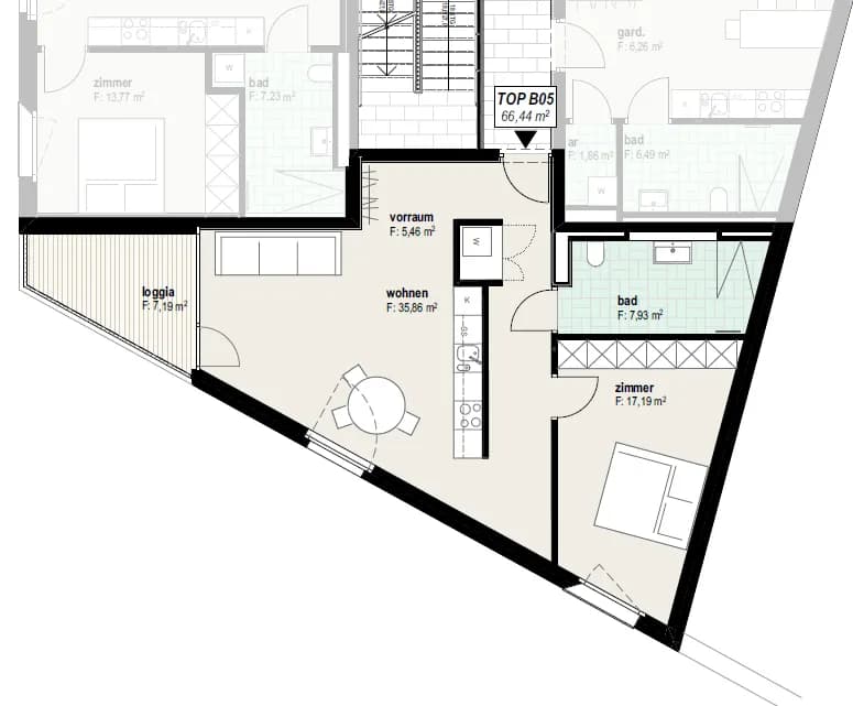 2-Zimmer-Wohnung mieten in Schwaz – 66 m², € 1.435 – Bild 13 von 13